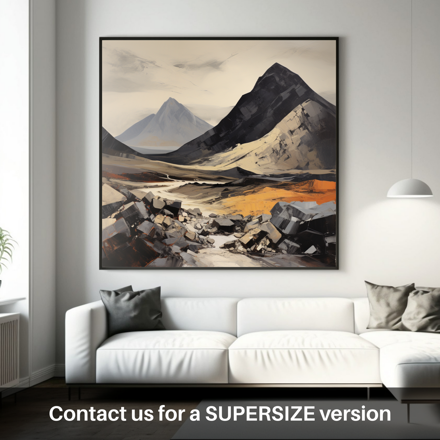 Huge supersize print of Sgurr Dearg, Highlands