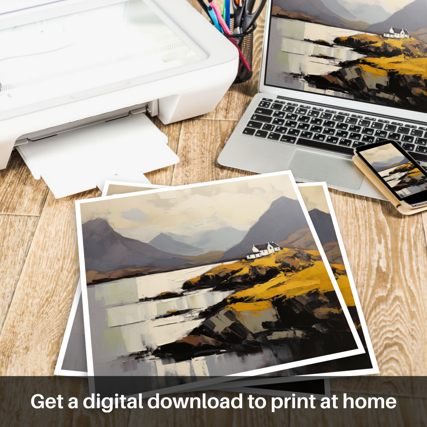 Downloadable and printable picture of Isle of Raasay, Inner Hebrides