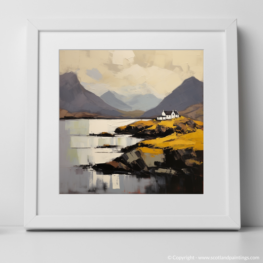 Art Print of Isle of Raasay, Inner Hebrides with a white frame