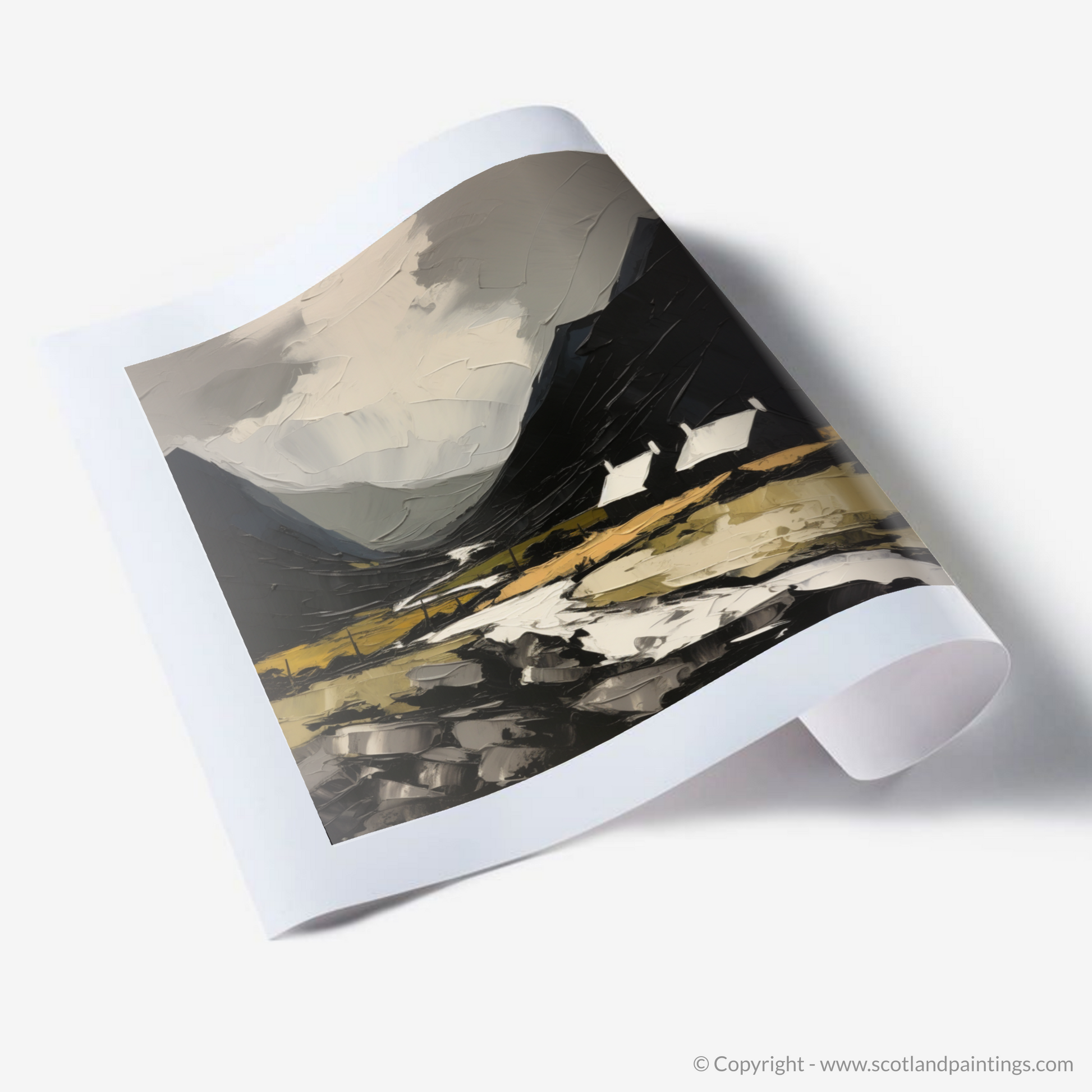 Art Print of Creag Leacach