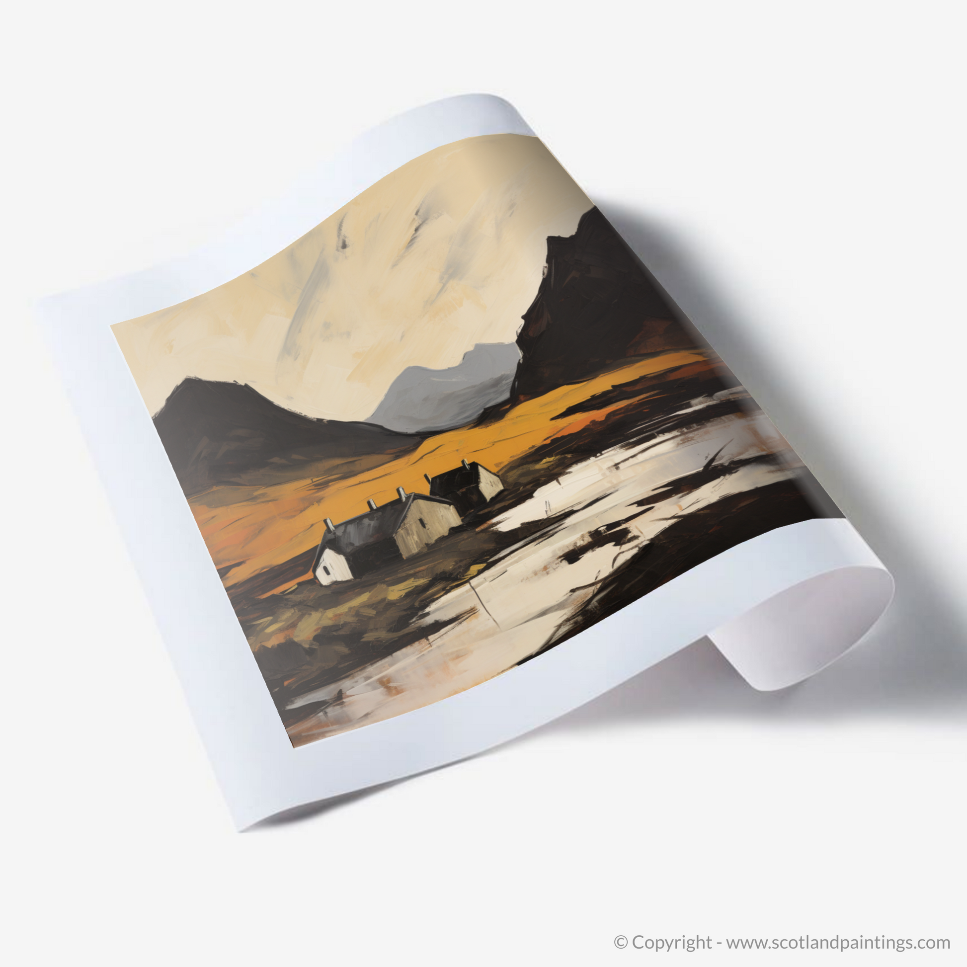 Art Print of Creag Leacach