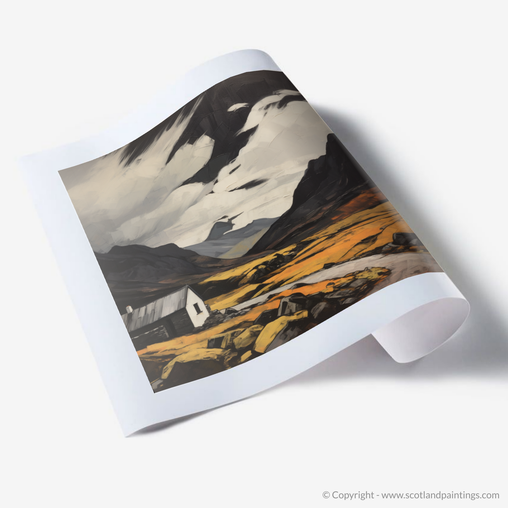 Art Print of Creag Leacach