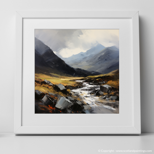 Painting and Art Print of Glen Shiel, Highlands. Majestic Rhythms of Glen Shiel.