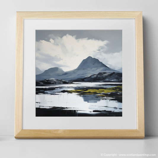 Painting and Art Print of Ben More Assynt, Sutherland. Expressionist Majesty of Ben More Assynt.