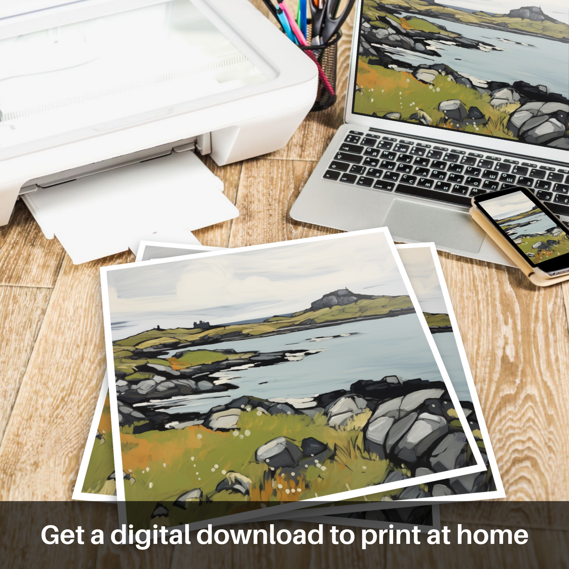 Downloadable and printable picture of Isle of Iona, Inner Hebrides