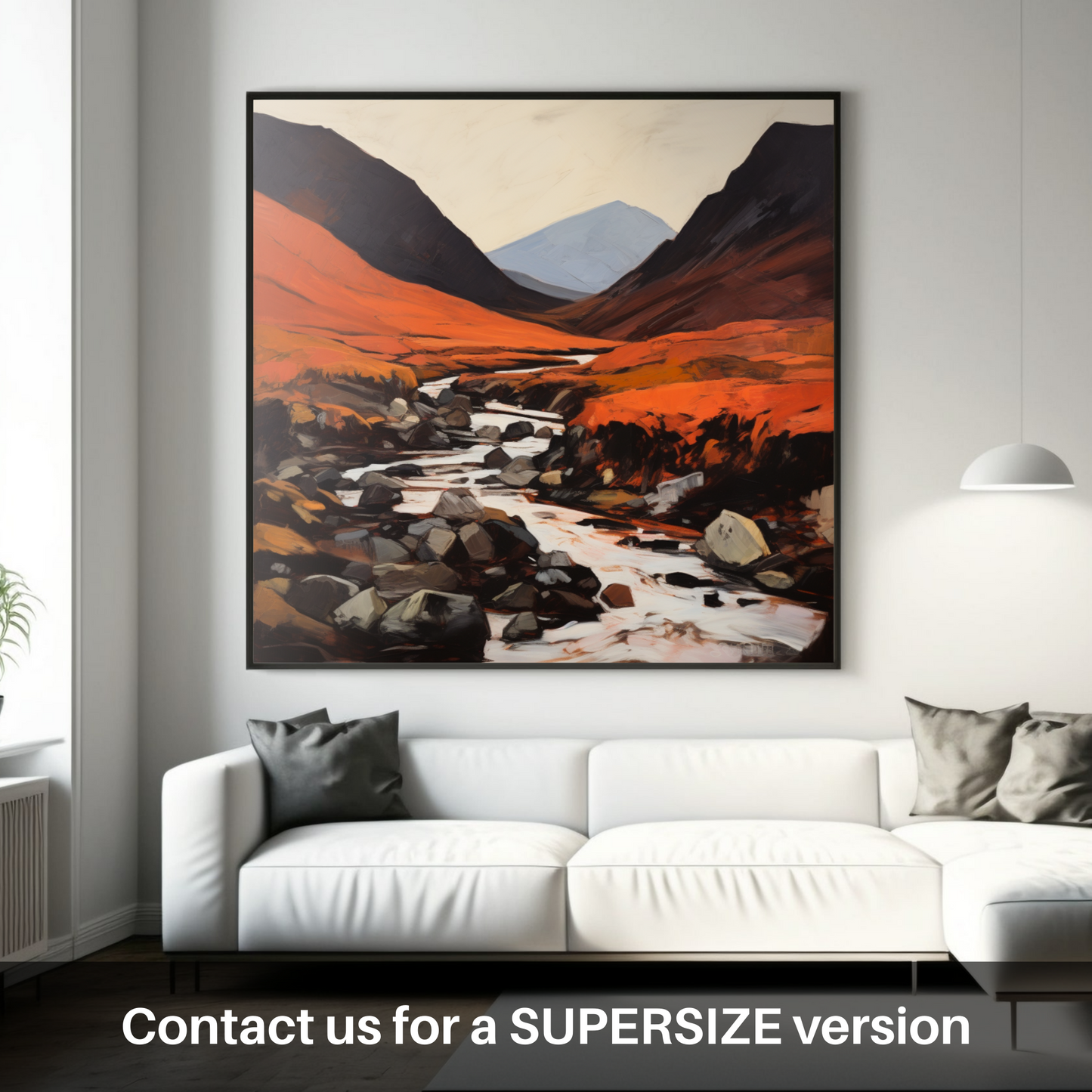 Huge supersize print of Glen Rosa, Isle of Arran