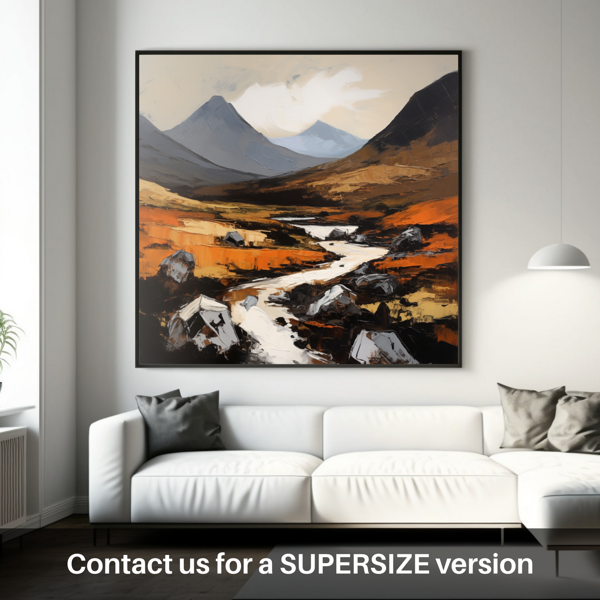 Huge supersize print of Glen Rosa, Isle of Arran