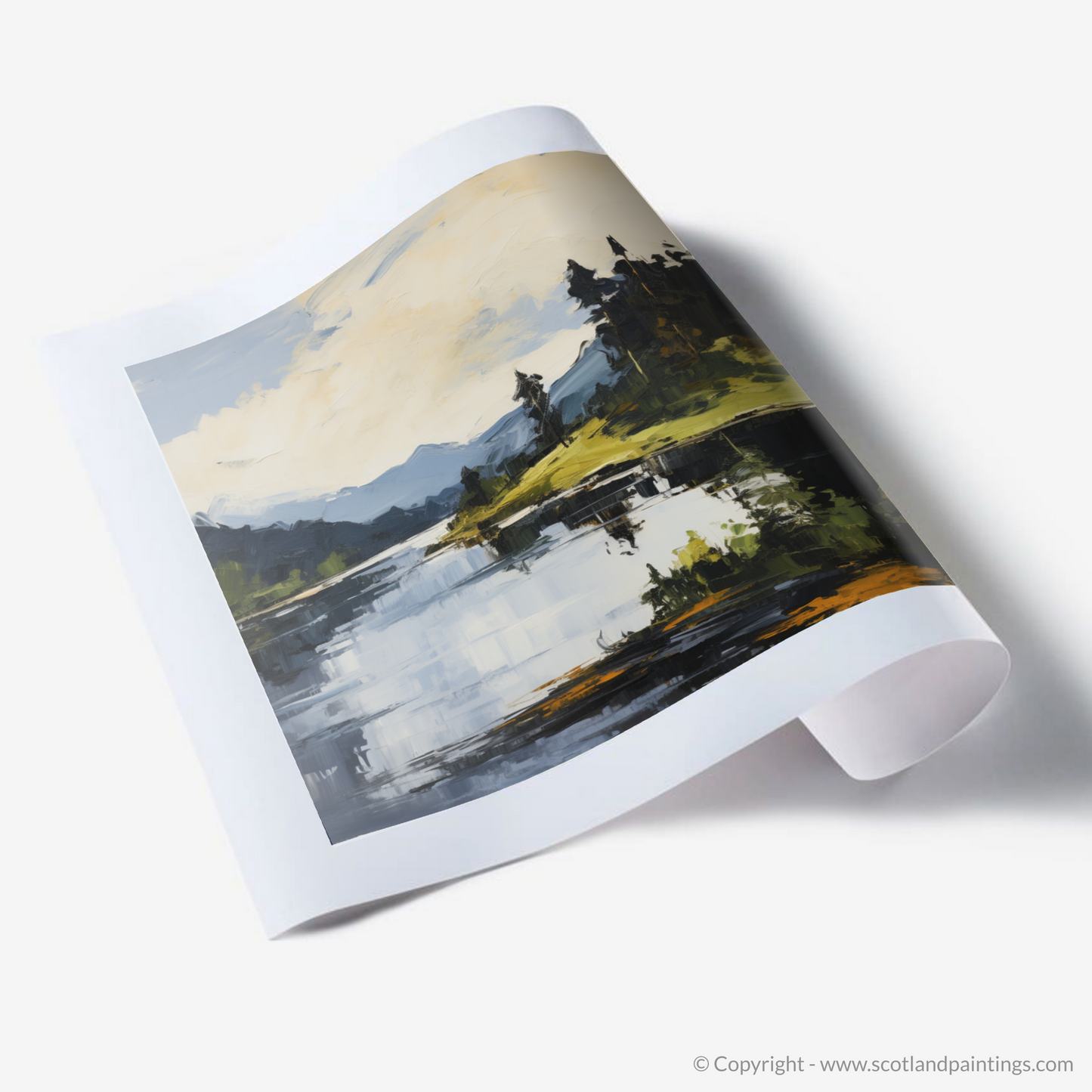 Art Print of Loch Ard, Stirling in summer