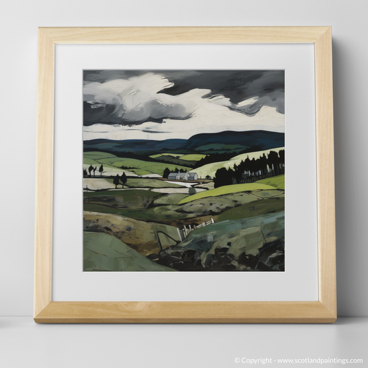 Painting and Art Print of Glenlivet, Moray. Glenlivet Majesty: An Expressionist Ode to the Scottish Highlands.