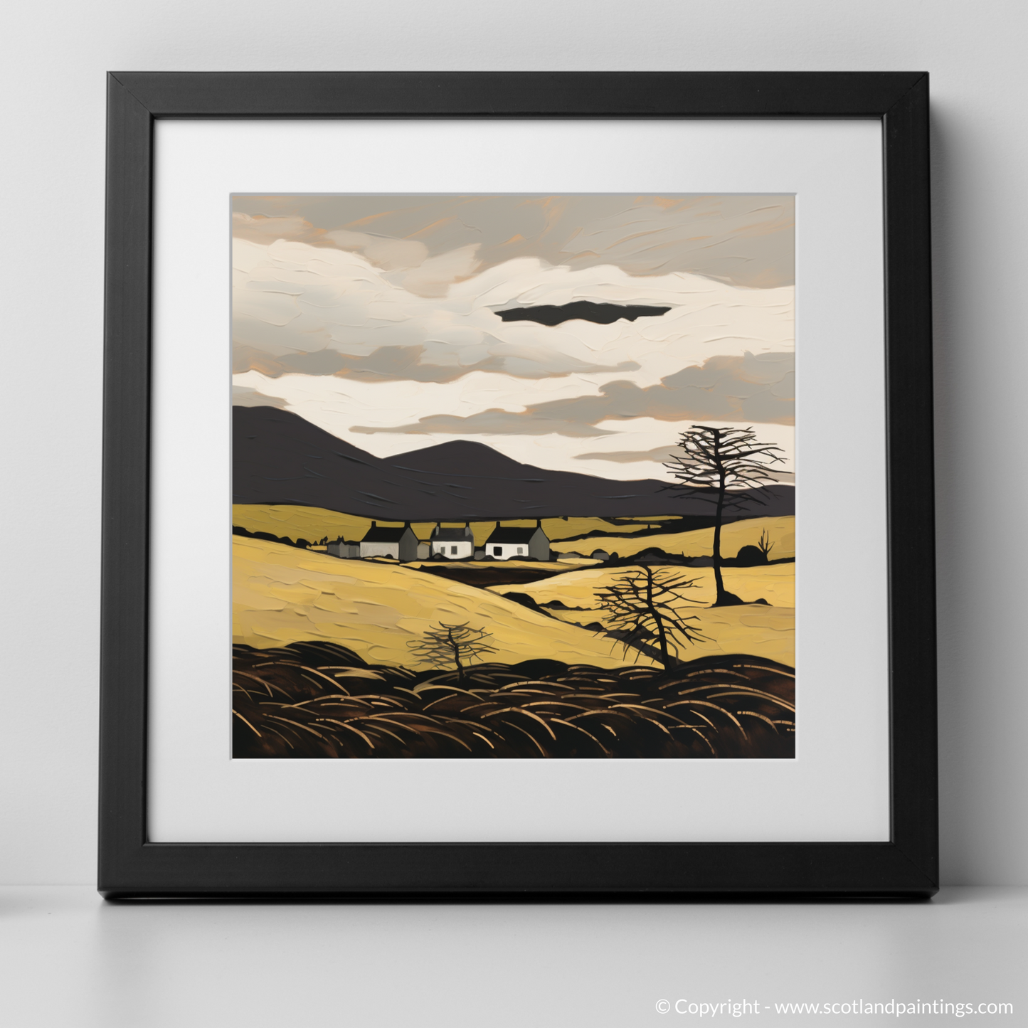 Art Print of Glenlivet, Moray with a black frame