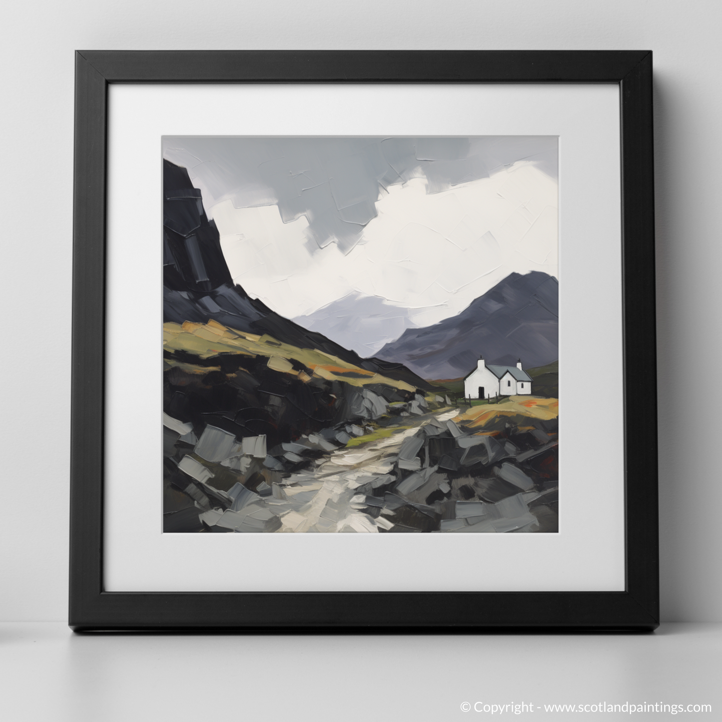 Art Print of Càrn an Tuirc with a black frame