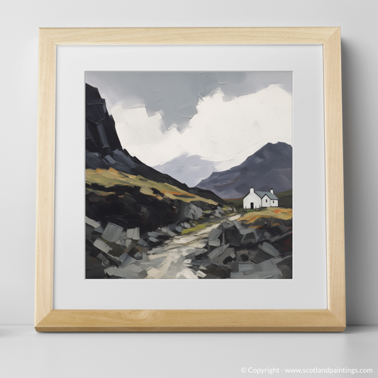 Art Print of Càrn an Tuirc with a natural frame