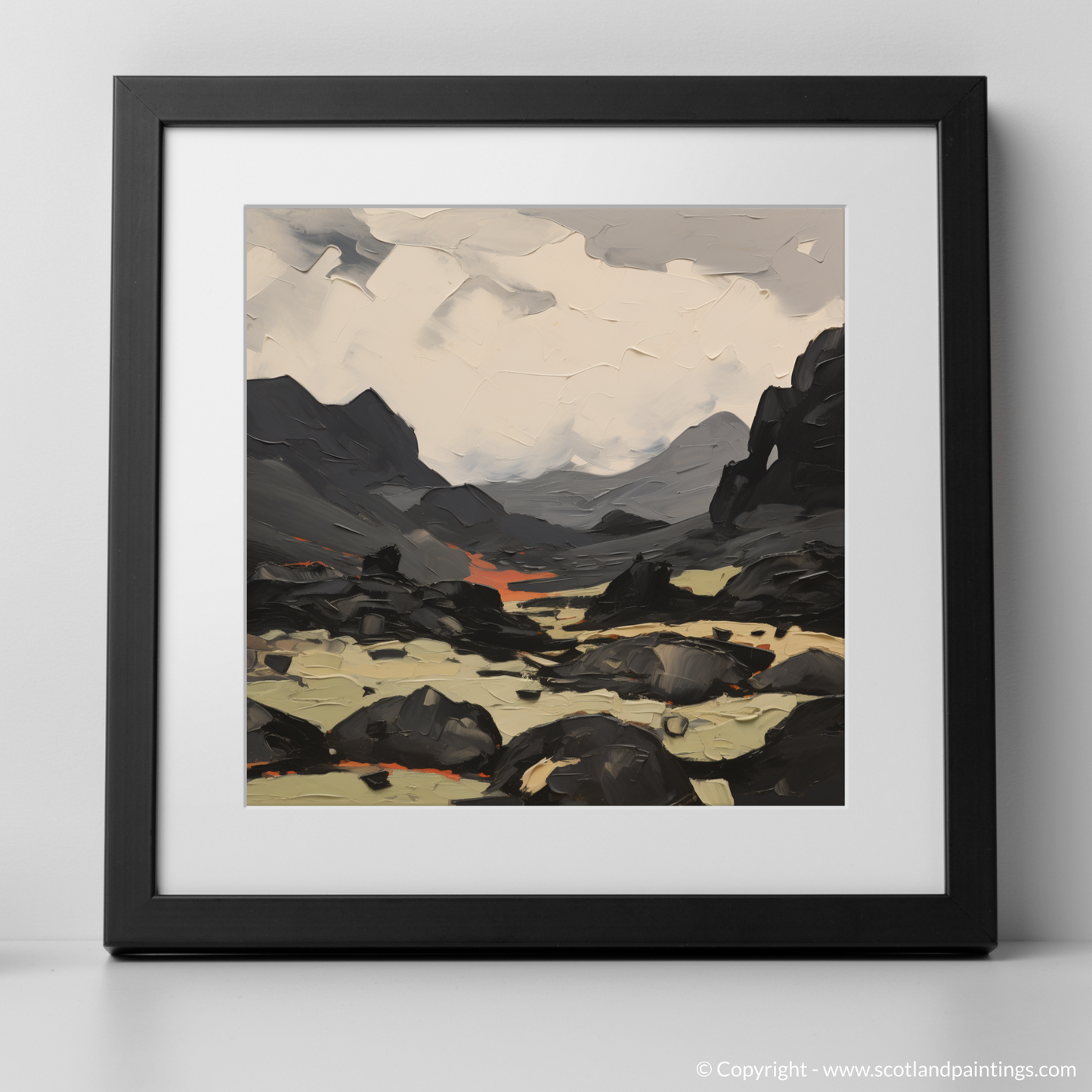 Art Print of Càrn an Tuirc with a black frame