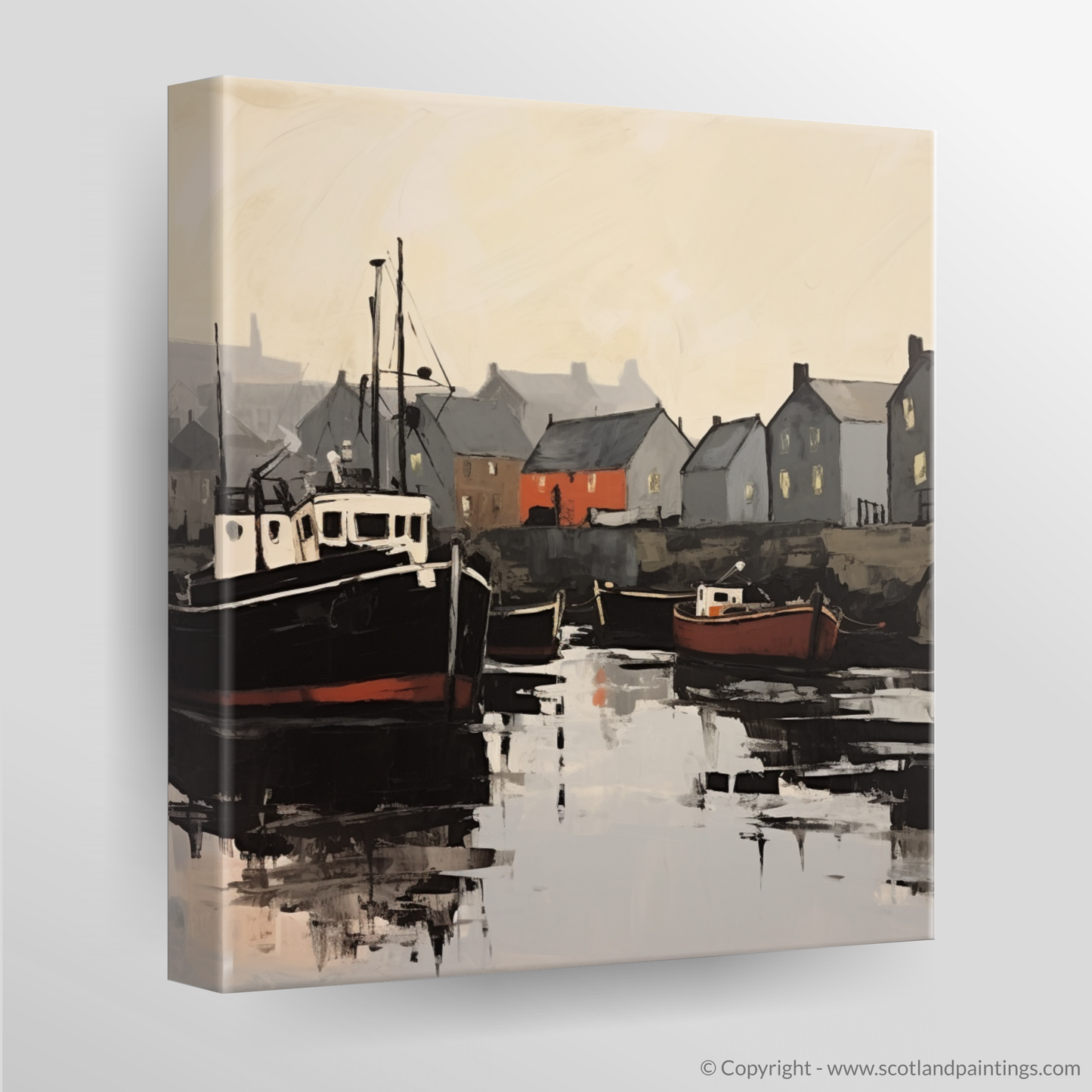 Canvas Print of Stornoway Harbour