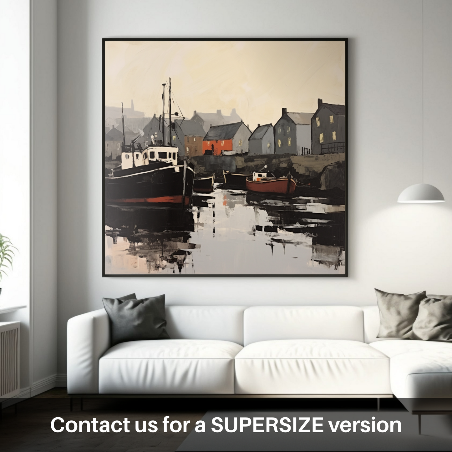 Huge supersize print of Stornoway Harbour