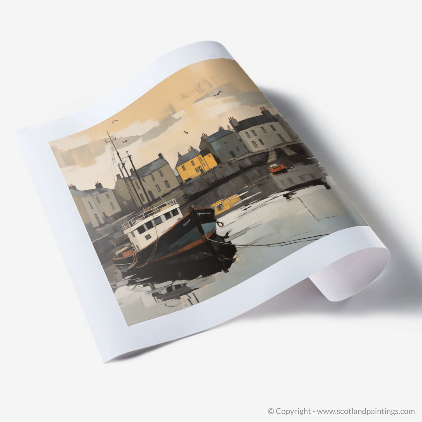 Art Print of Stornoway Harbour