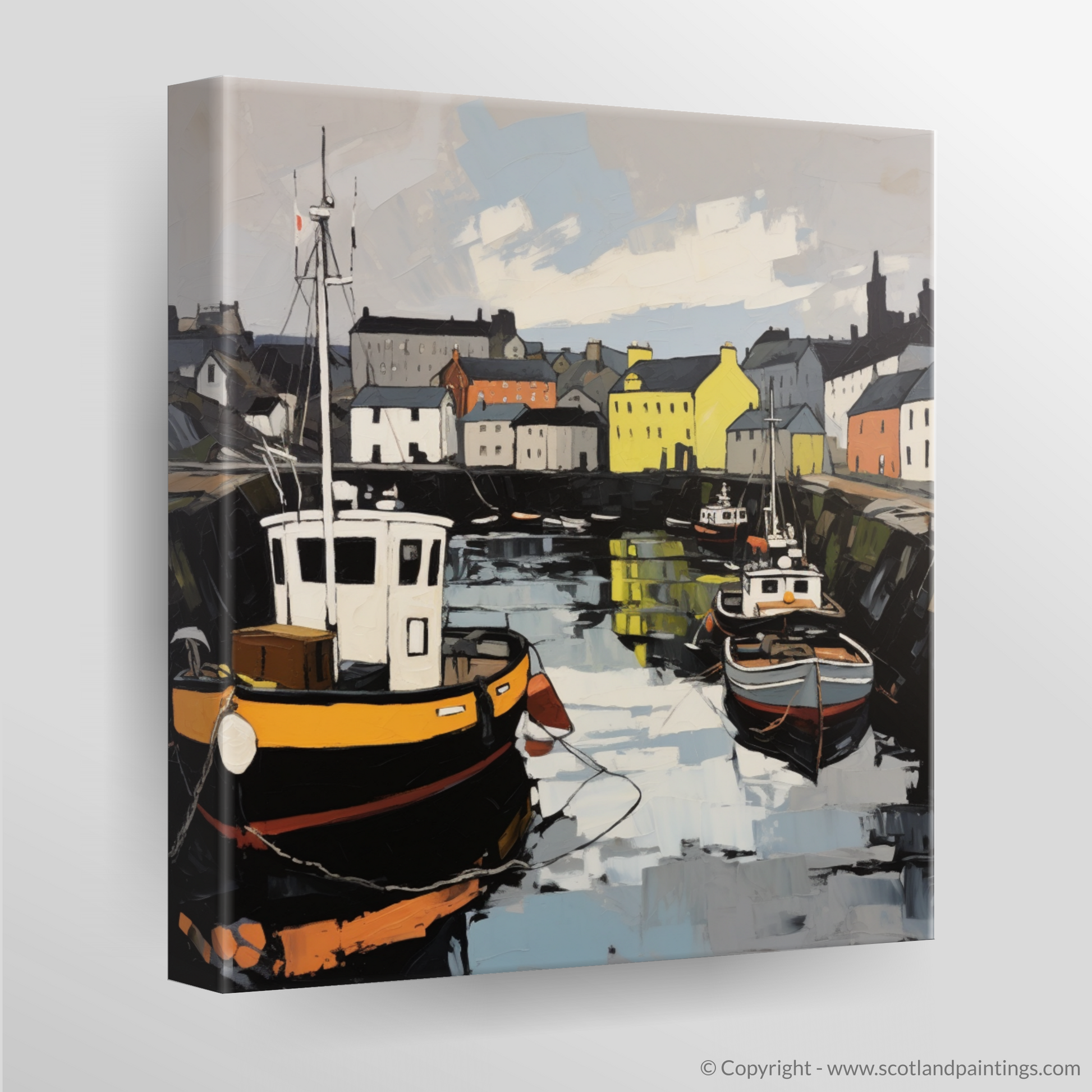 Canvas Print of Stornoway Harbour