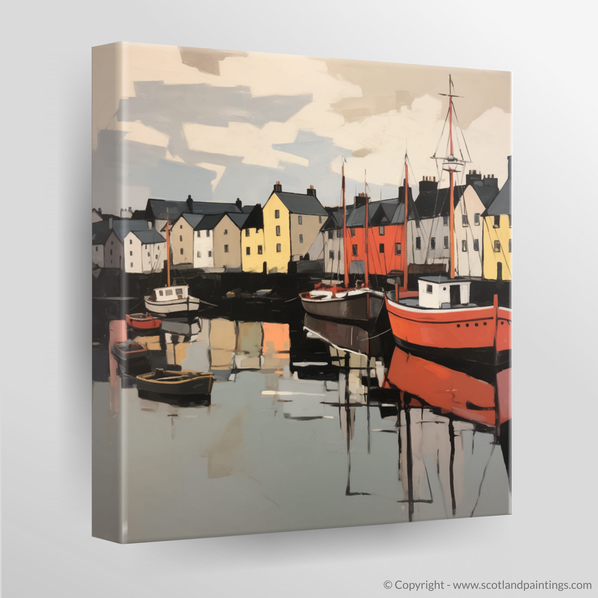 Canvas Print of Stornoway Harbour