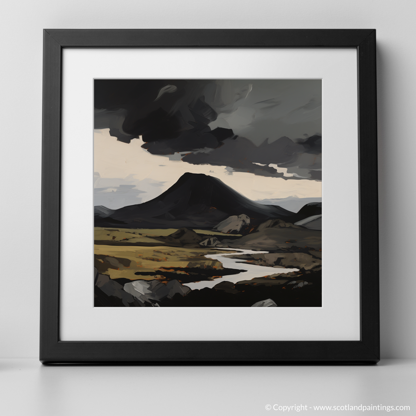 Art Print of Càrn an Tuirc with a black frame