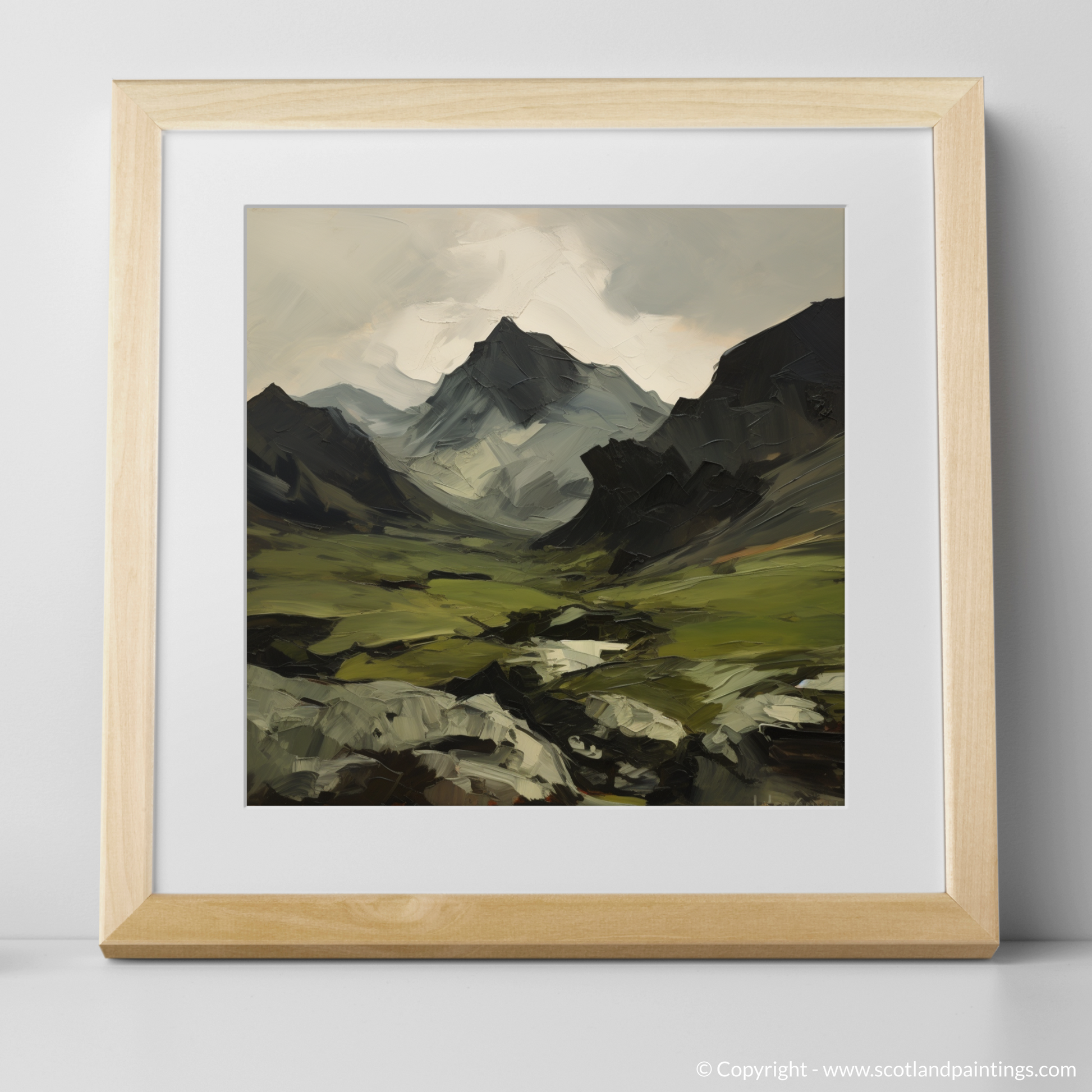 Art Print of Ben Vane with a natural frame