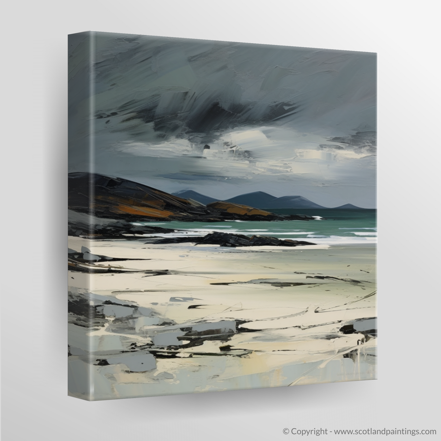 Canvas Print of Traigh Mhor, Isle of Barra