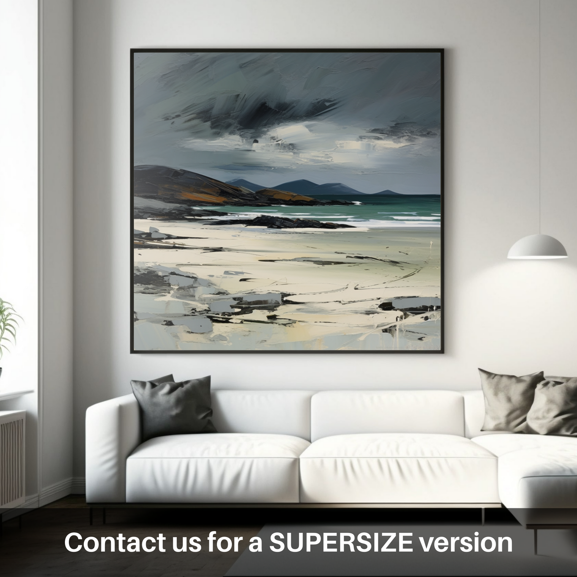 Huge supersize print of Traigh Mhor, Isle of Barra