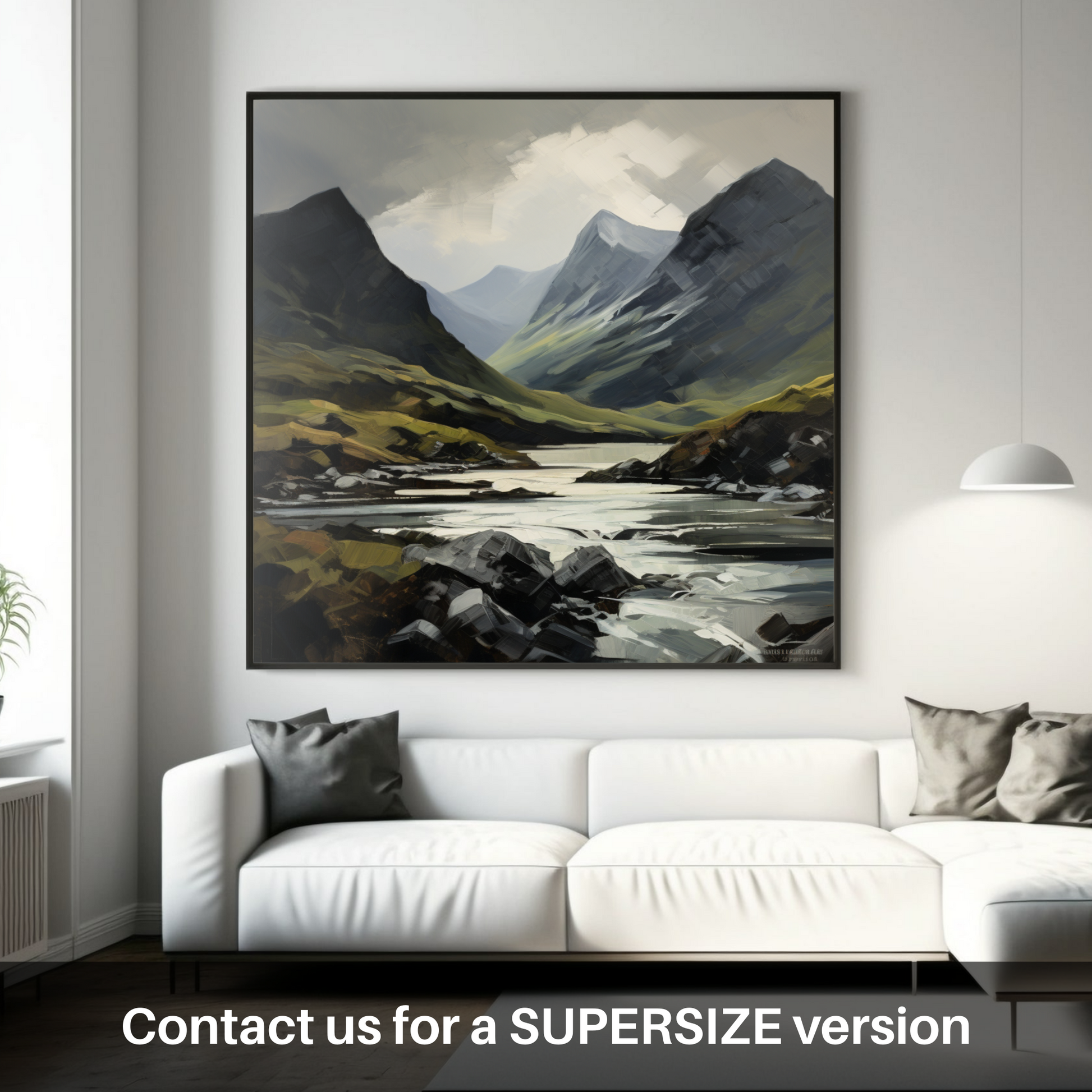 Huge supersize print of Liathach, Wester Ross