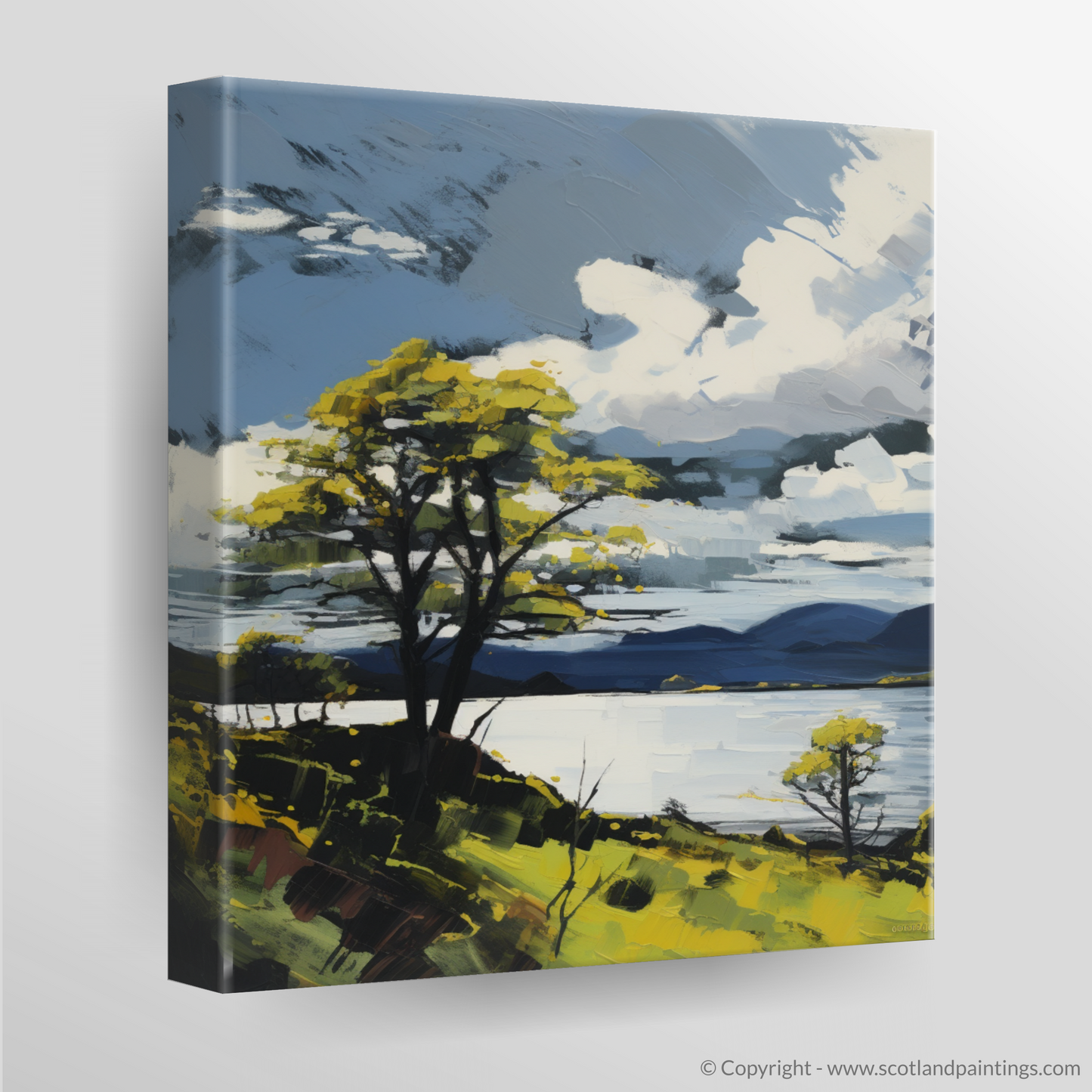 Canvas Print of Loch Lomond in summer