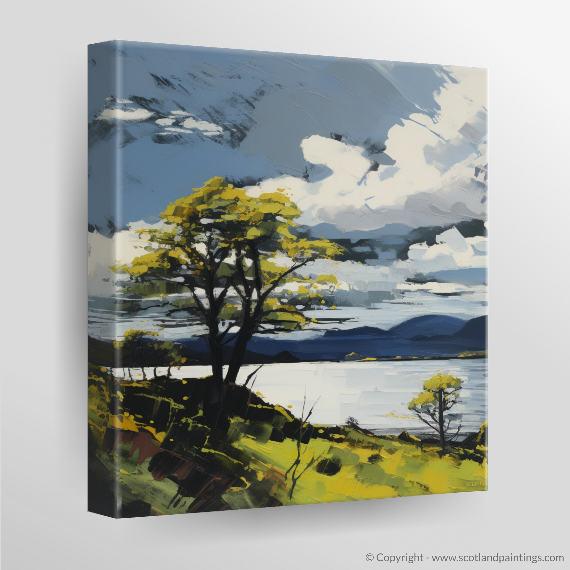 Canvas Print of Loch Lomond in summer