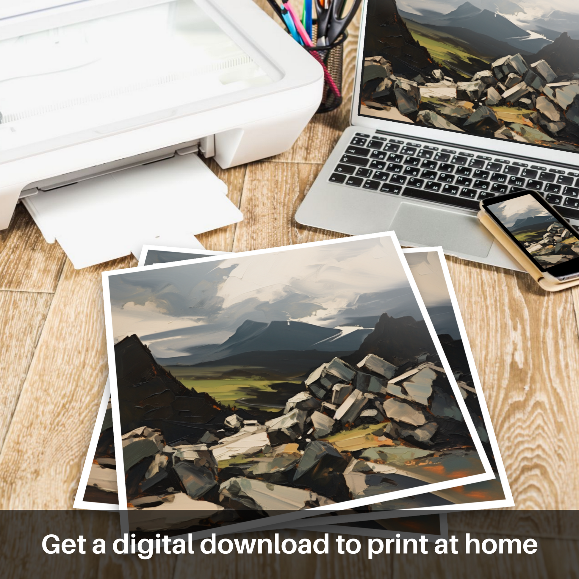 Downloadable and printable picture of Cairn Gorm