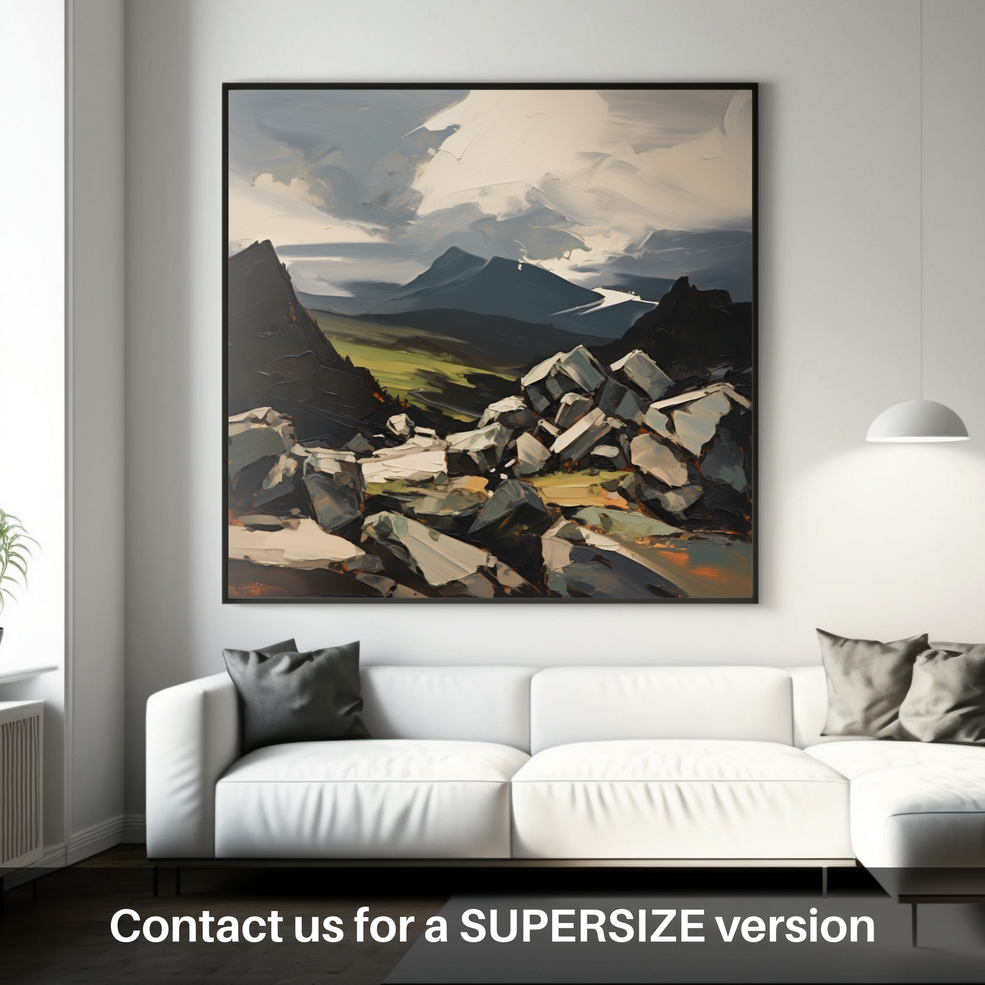 Huge supersize print of Cairn Gorm