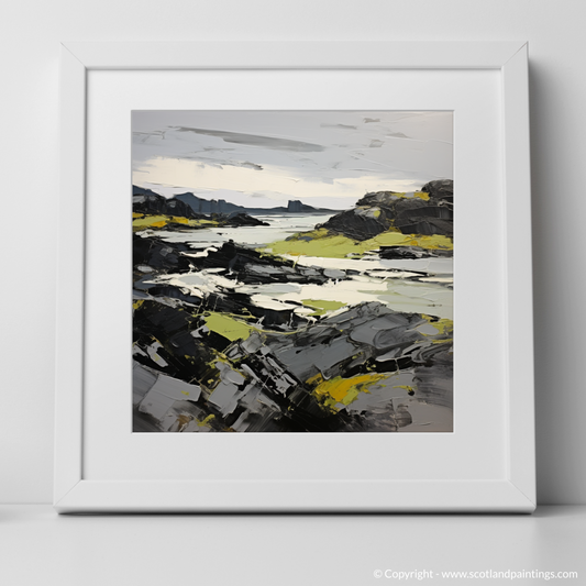 Art Print of Isle of Colonsay, Inner Hebrides with a white frame