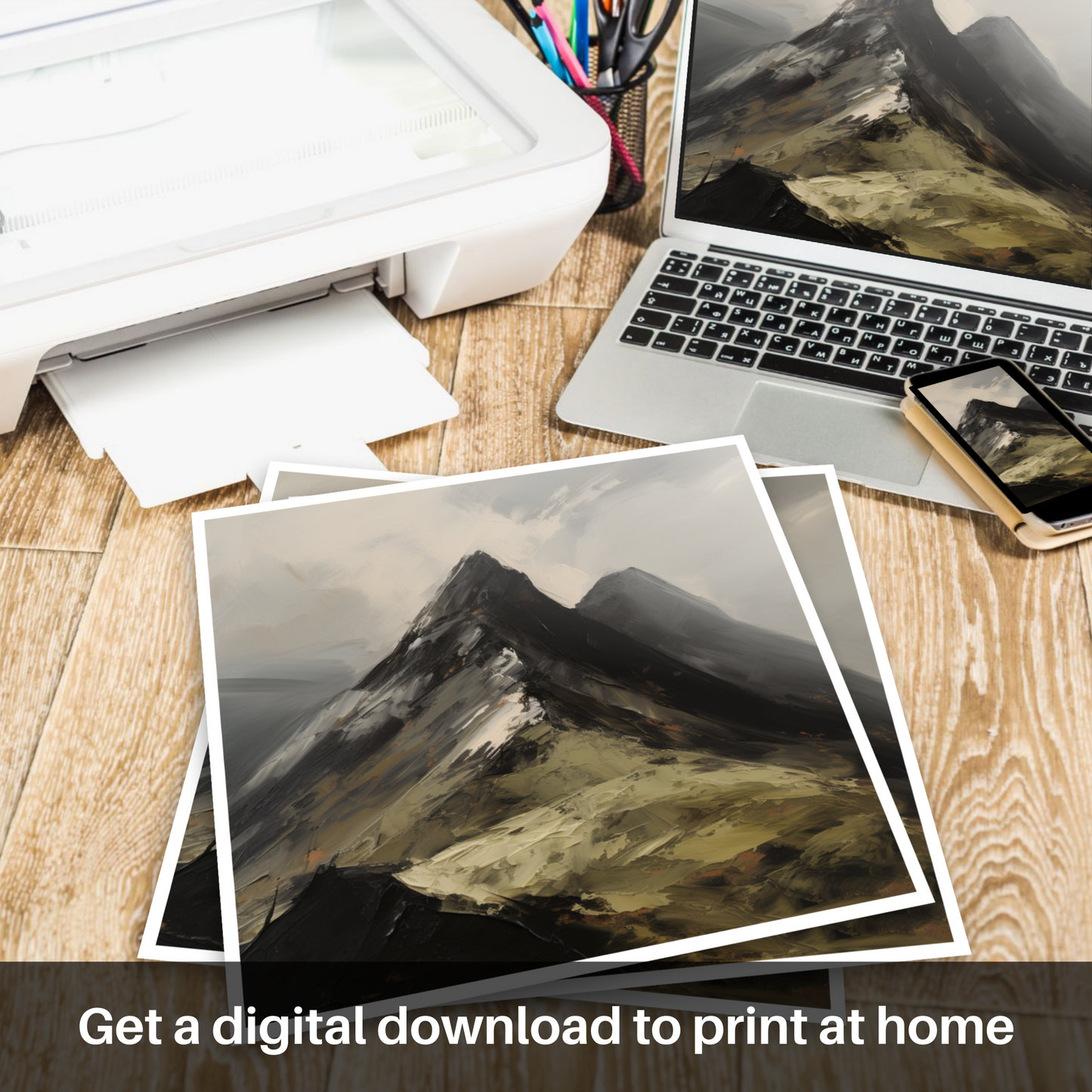 Downloadable and printable picture of Beinn Ìme