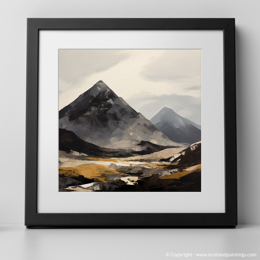 Art Print of Beinn Ìme with a black frame