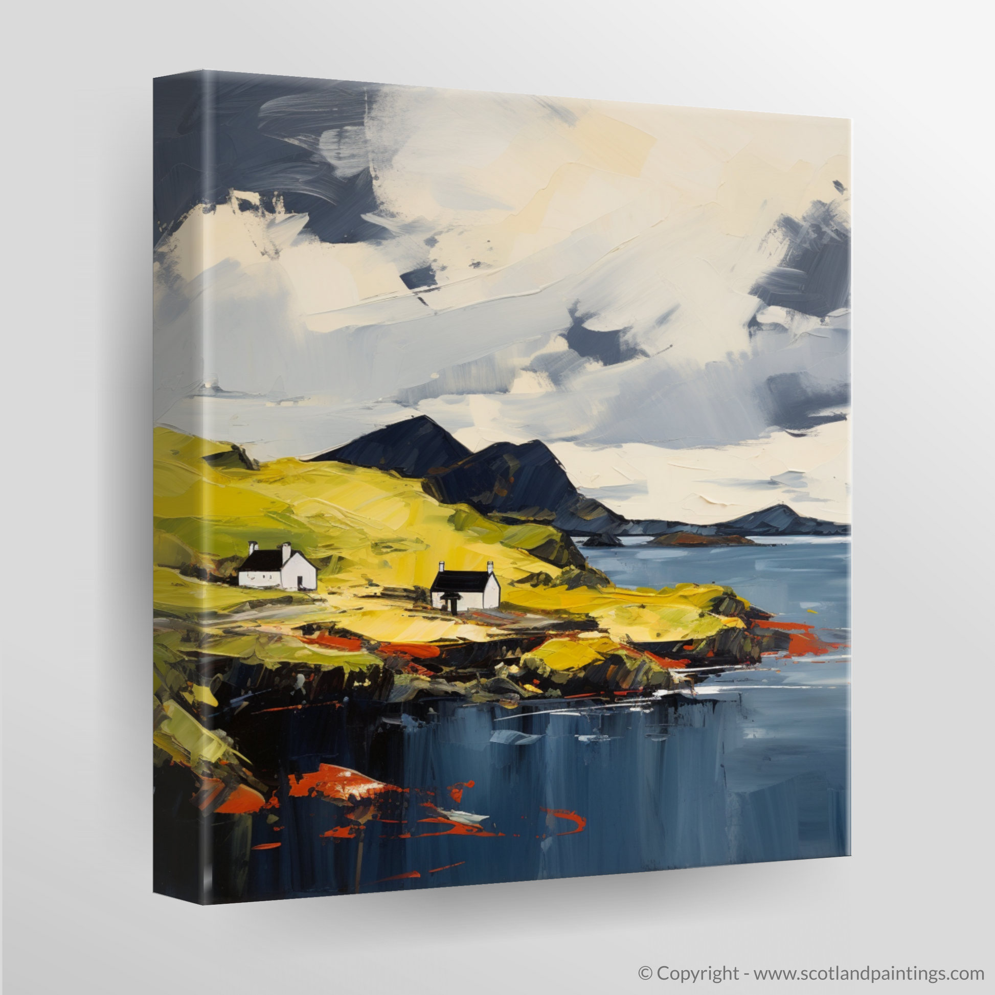 Canvas Print of Isle of Raasay, Inner Hebrides in summer