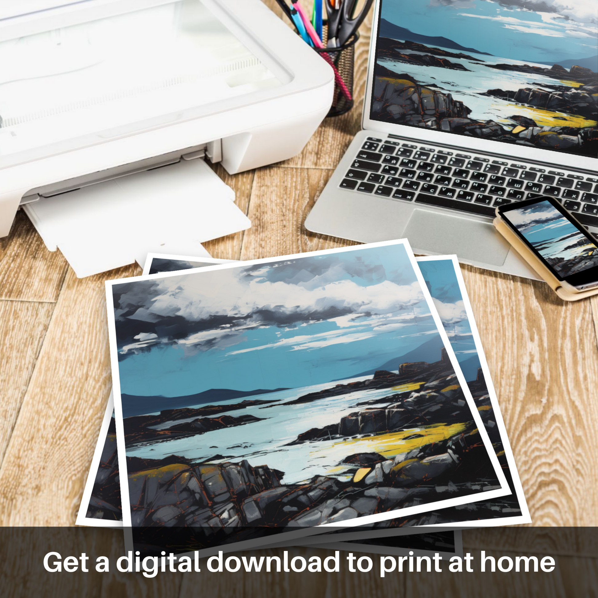 Downloadable and printable picture of Isle of Harris, Outer Hebrides