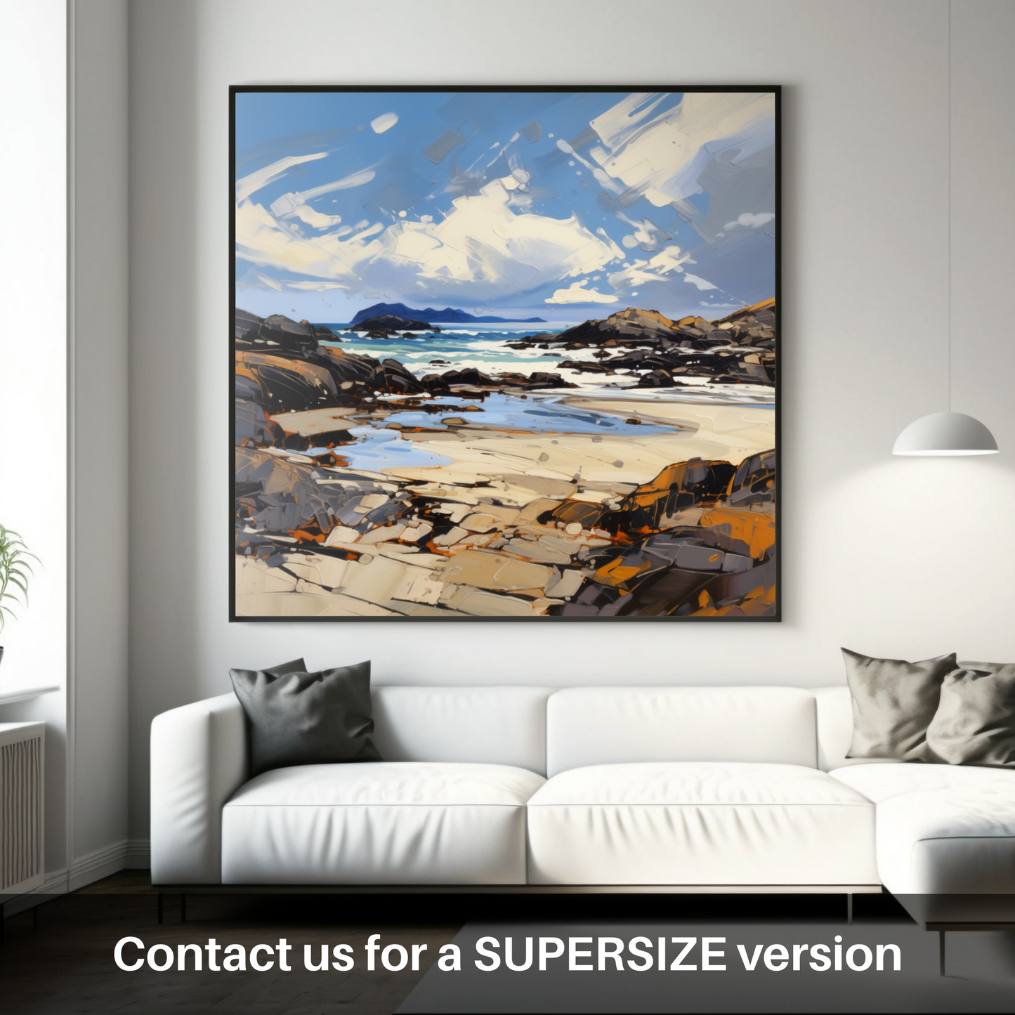 Huge supersize print of Isle of Harris, Outer Hebrides