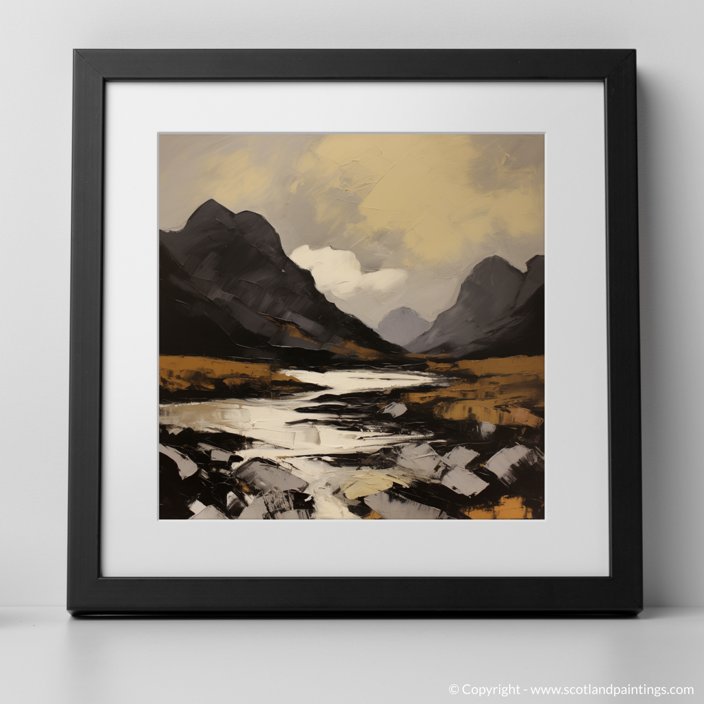 Art Print of Driesh with a black frame