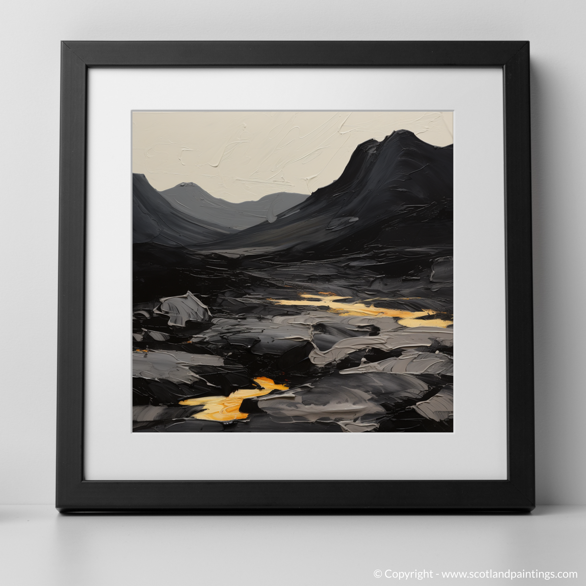 Art Print of Driesh with a black frame