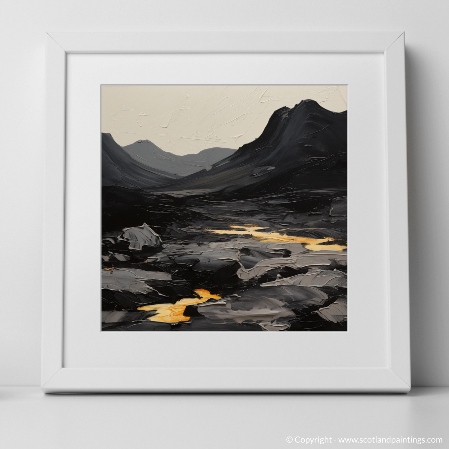 Art Print of Driesh with a white frame