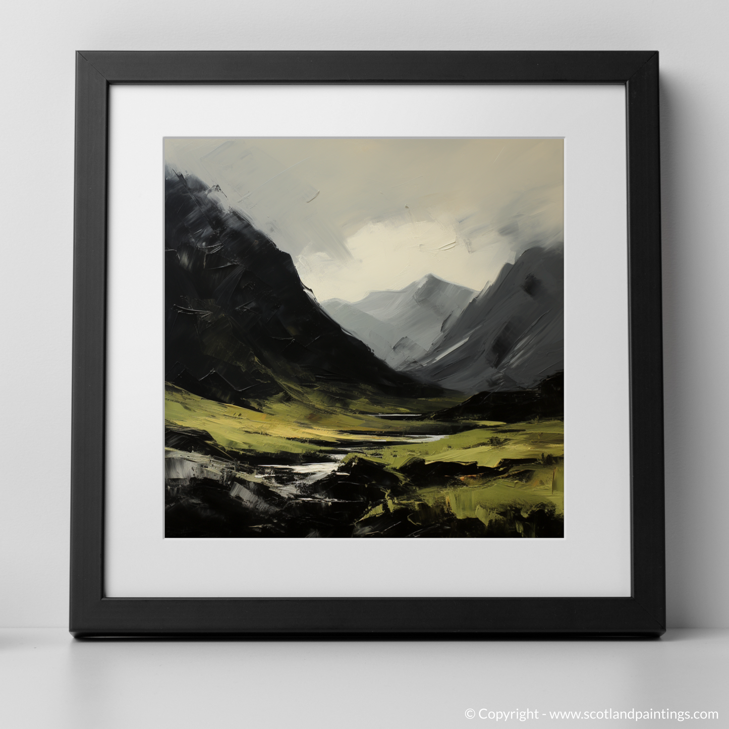 Art Print of Driesh with a black frame