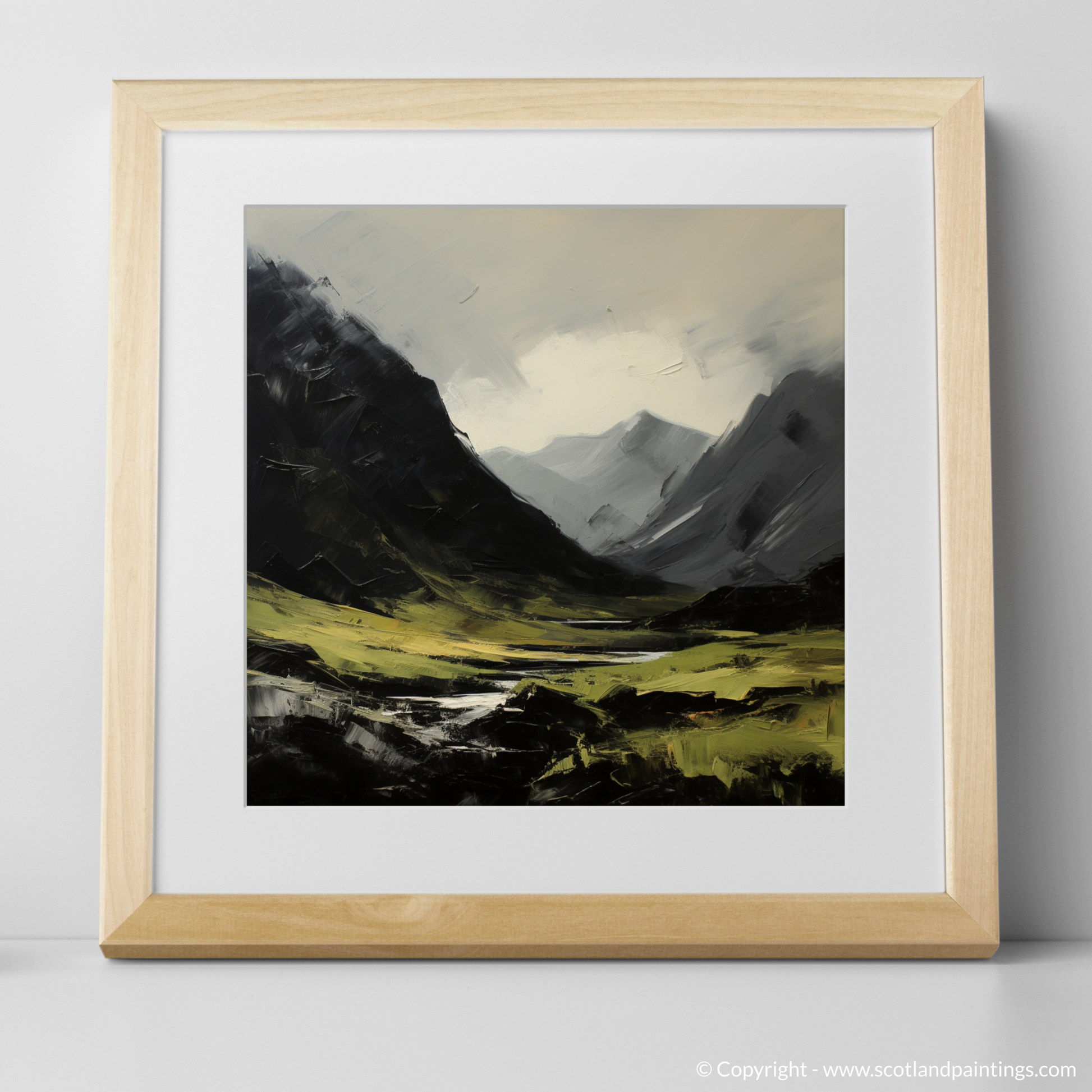 Art Print of Driesh with a natural frame