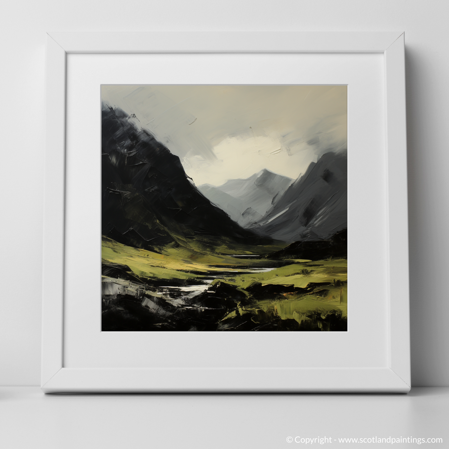 Art Print of Driesh with a white frame