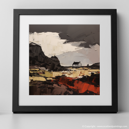 Art Print of Càrn Mairg with a black frame