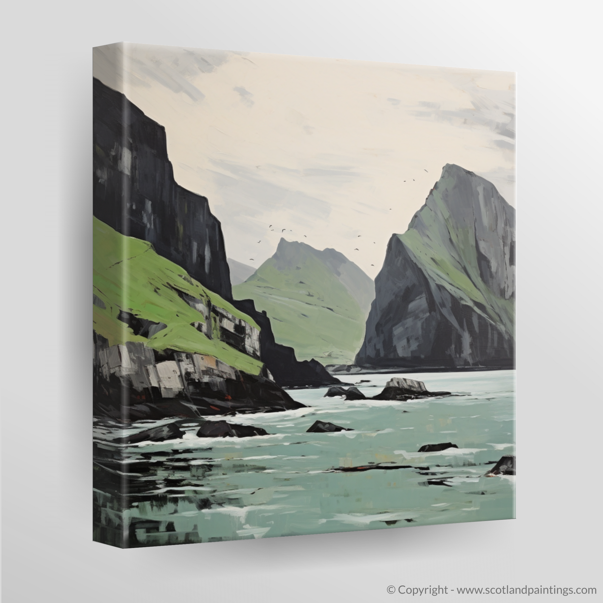 Canvas Print of St Kilda, Outer Hebrides