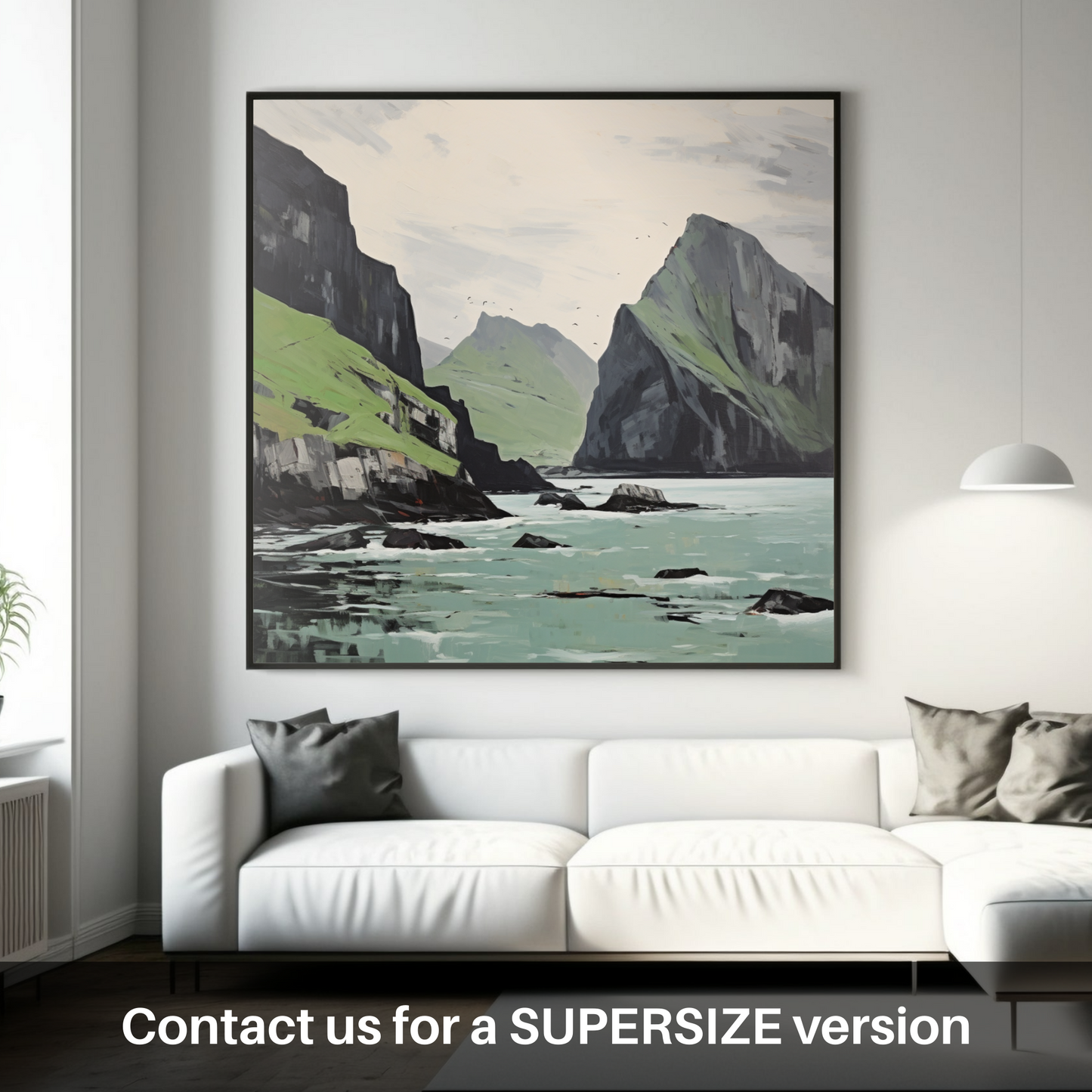 Huge supersize print of St Kilda, Outer Hebrides