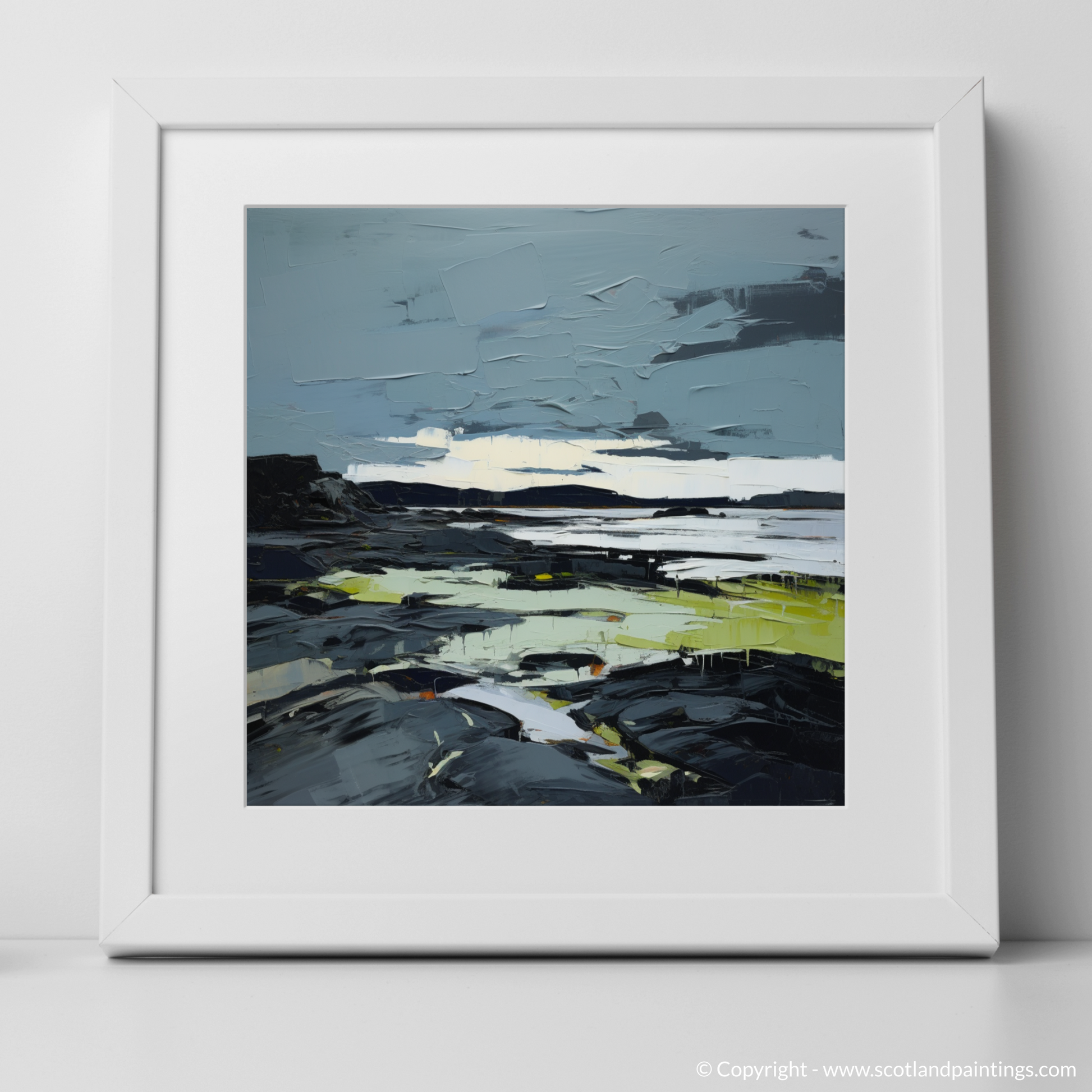 Art Print of Largo Bay, Fife with a white frame