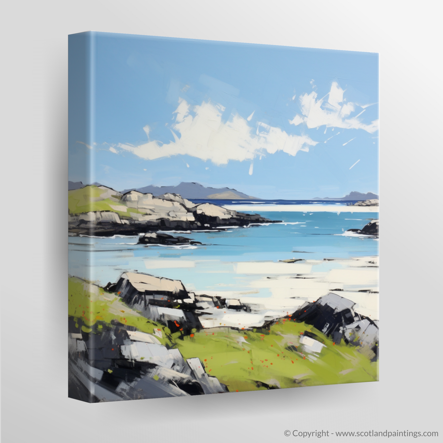 Canvas Print of Isle of Harris, Outer Hebrides in summer