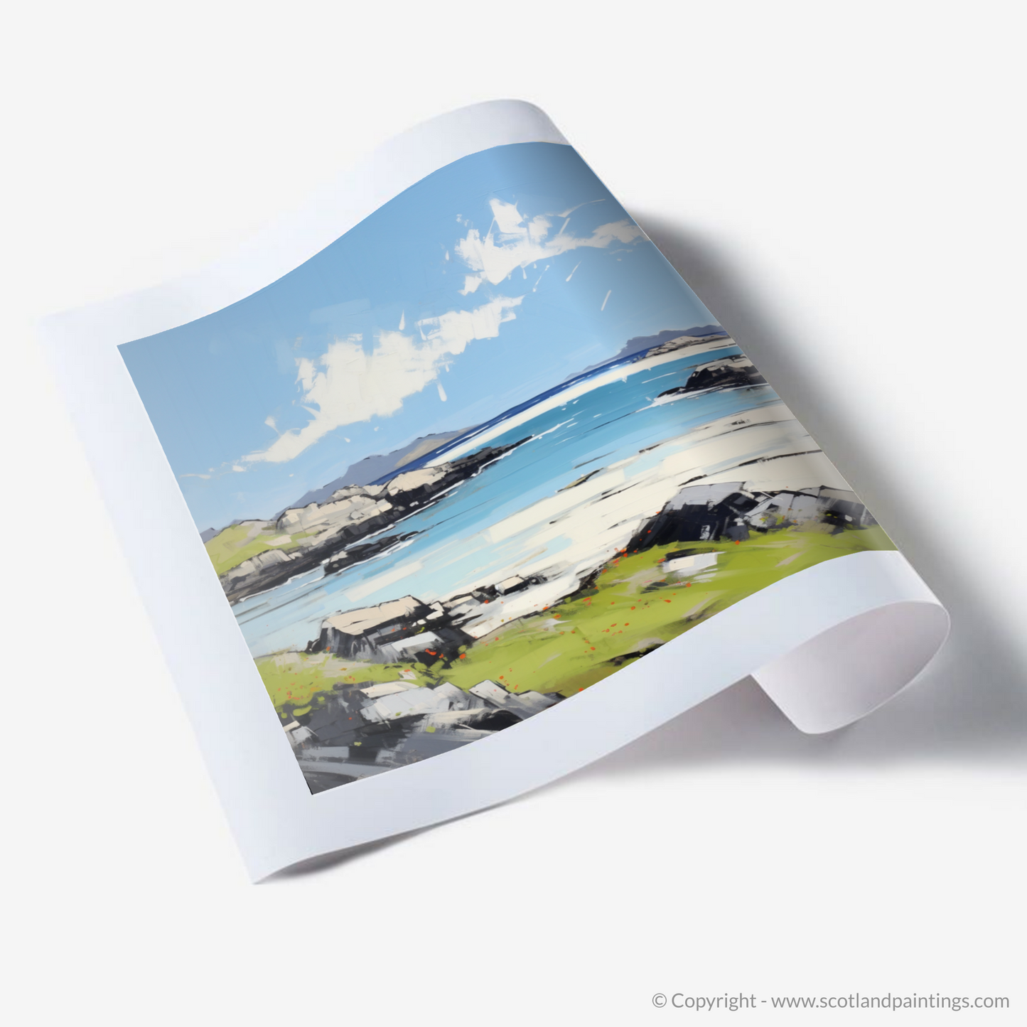 Art Print of Isle of Harris, Outer Hebrides in summer