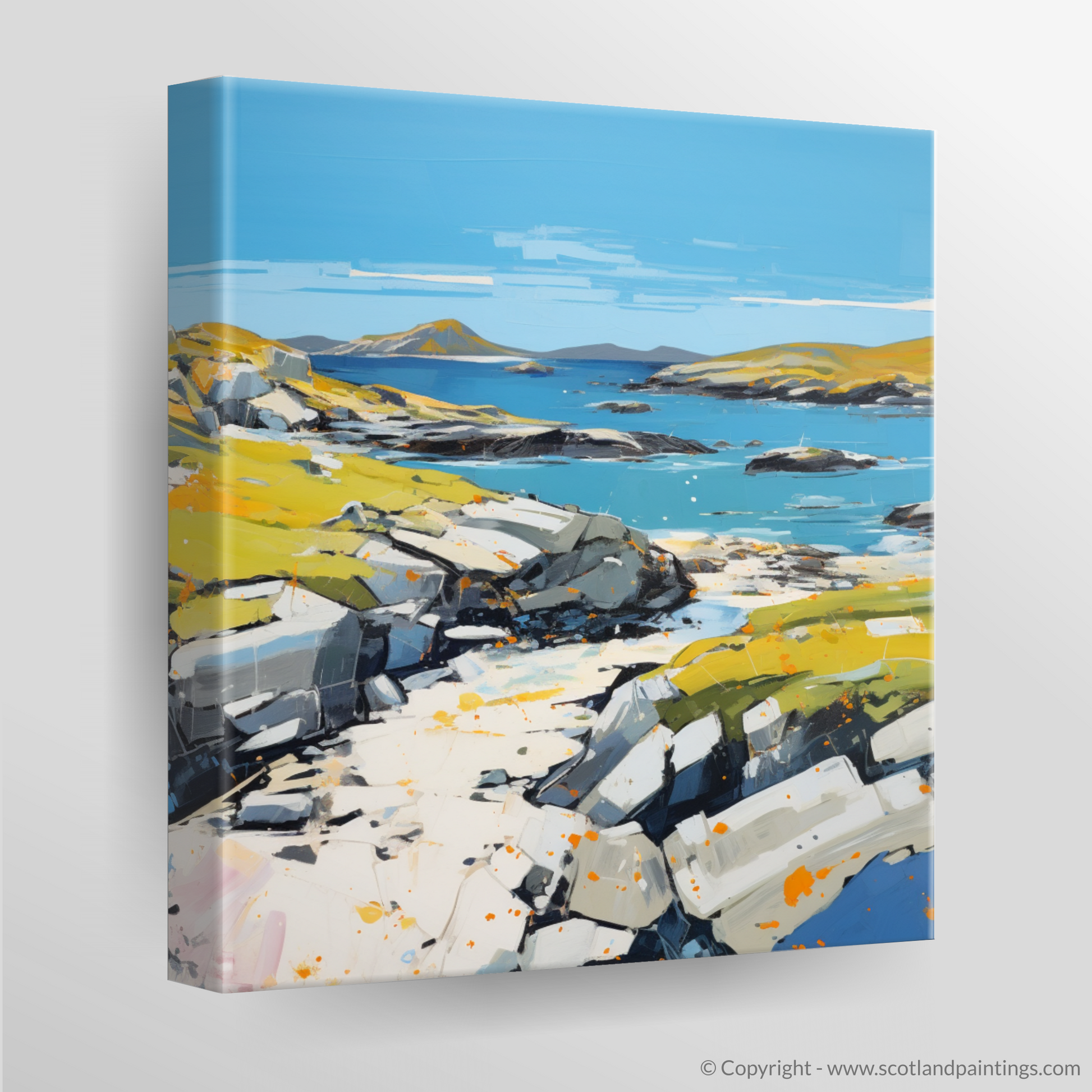 Canvas Print of Isle of Harris, Outer Hebrides in summer